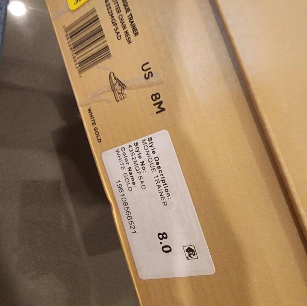 🩷✨️🩷Michael Kors Monique Glitter Trainer Sneakers Brand new ✨️ size 8 - Picture 11 of 11